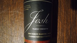 Josh Cellars Bourbon Barrel Aged Cabernet Sauvignon Wine Review [upl. by Inaluiak227]