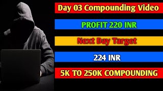 Day 03 Compounding 5K to 250k [upl. by Corene]