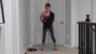 3 Resistance Band Exercises to Tone and Tighten Inner and Outer Thighs [upl. by Anaibaf700]