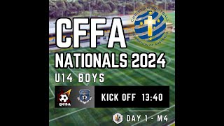 CFFA NATIONALS 2024  DAY 1  U14 BOYS  QCSA V VCFA [upl. by Alyag361]