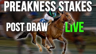 Preakness Stakes 2024 live post position draw [upl. by Eioj]