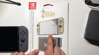 New Skin Nintendo Switch Zelda Breath of the Wild PDP skin Unboxing and placing my skin [upl. by Noirda790]