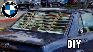 Making DIY Window Louvers BMW e28 [upl. by Yellat726]