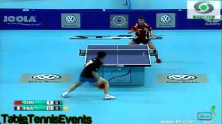 Fan Zhendong Vs Tristan Flore 12 Final WJTTC India 2012 [upl. by Natanhoj680]