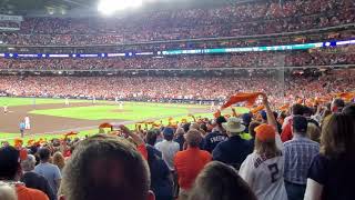 Braves fans react to Jorge Soler game 6 homerun inside MinuteMaid Park [upl. by Adlesirg]