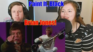 Couple First Reaction To  The Rolling Stones Paint It Black Live [upl. by Kenimod]