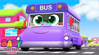 Ruedas En El Bus Canción  Más Aprendiendo Poemas y Caricatura Vehiculo Para Niños [upl. by Ednalrim322]