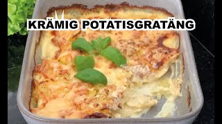 KRÄMIG Potatisgratäng recept [upl. by Ahsiadal]