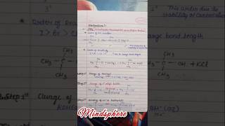 Class 12 Organic Chemistry Reaction Mechanism study class handmade boardexam popular shorts [upl. by Nimzay226]