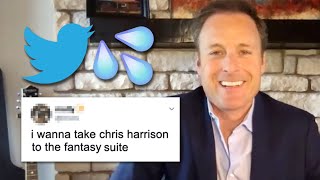 quotThe Bachelorquot Host Chris Harrison Reads Thirst Tweets [upl. by Onilatac775]