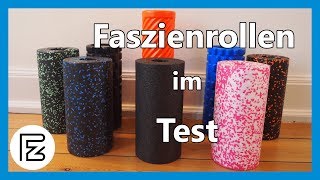 Faszienrollen im Test und Vergleich Blackroll Blackroll Orange Pinofit Balance Roll usw [upl. by Sivra]