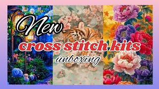 New cross stitch unboxing flosstube [upl. by Nehgem800]