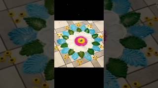 Welcome rangoli designseasy rangoli making artwork rangolidesigns rangoli viral shorts [upl. by Tatiana]