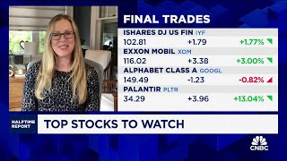 Final Trades Shares US Financials ETF Exxon Mobil Alphabet Class A and Palantir [upl. by Papp]