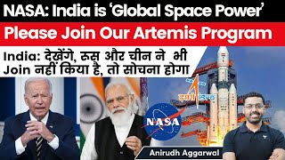 USA request India to Join Artemis Accords  NASA Artemis Mission  Should India join Anirudh upsc [upl. by Salokkin]