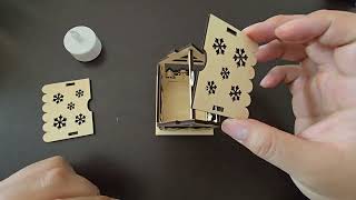 Ginger bread house assembly instruction video [upl. by Jamila]