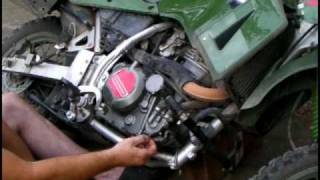 KLR Rekluse clutch installmpg [upl. by Rachaba]