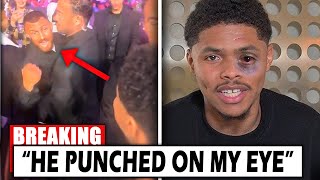 Vasyl Lomachenko BRAWL Shakur Stevenson in Tense Moment at Crawford vs Madrimov Fight [upl. by Birkle]