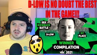 DLOW WINNER COMPILATION SBX KICKBACK BATTLE 2021 😱REACTION😱 [upl. by Ahsuas]