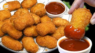 Easy Chicken Nuggets RecipeKids Special Snacks RecipeNuggets Recipe by Samina Food Story [upl. by Ecinereb]