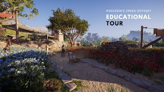 Walking in Ancient Greece Society of Sparta  Assasins Creed Odyssey [upl. by Oel]