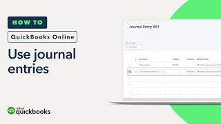 How to use journal entries in QuickBooks Online [upl. by Acira]