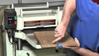 How to Use a Planer to Make Boards Smooth and Flat [upl. by Oflunra341]