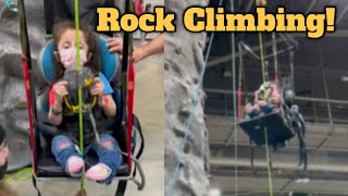 Climbing the Rock Wall at the Abilities Expo Sammi Haney [upl. by Sivraj]