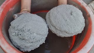 ASMR Reused Pure Cement Crumbling in Water 💦 Mouthwatering Satisfying Sleepaid [upl. by Attegroeg847]