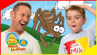 Incy Wincy Spider singalong  Nursery Rhymes and Kids Songs  The Mik Maks [upl. by Keese]