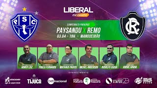 PAYSANDU 0 X 0 REMO  AO VIVO  COPA VERDE 2024  SEMIFINAL [upl. by Niawtna]