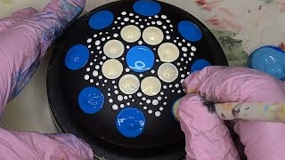 DIY How to Make a Mandala Stone  Painted Dotting Art  Satisfying Painting Rocks [upl. by Forbes]