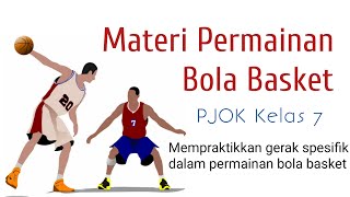 Materi Permainan Bola Basket  Pembelajaran Daring PJOK Kelas 7 [upl. by Nhabois]