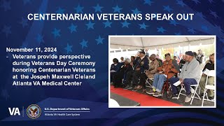 Veterans Day Centenarians 11 11 24 [upl. by Adniuqal]