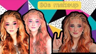 80s Makeup amp Hair tutorial GRWM [upl. by Aivirt]