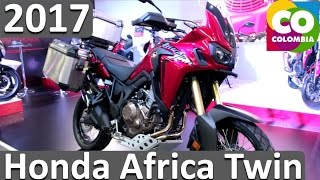 Honda Africa Twin CRF1000L 2017 Ficha técnica y Caracteristicas  motos honda 2017 [upl. by Stonwin]