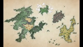 RPG fantasy map drawing timelapse Very cool Wonderdraft [upl. by Fernande]