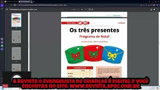 Revista O Evangelista de Crianças  outnovdez de 2024 [upl. by Rainah]