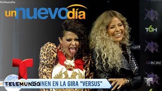 Alejandra Guzmán y Gloria Trevi inician su gira “Versus”  Un Nuevo Día  Telemundo [upl. by Gnuh]