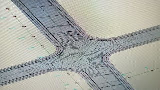 Corridor Intersection using Offset Alignments amp Connected Alignments [upl. by Adnavoj]