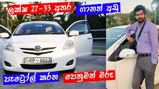 Toyota Belta Yaris Vios Sinhala full review buy amp save money to invest something else MRJ [upl. by Aitnahc]