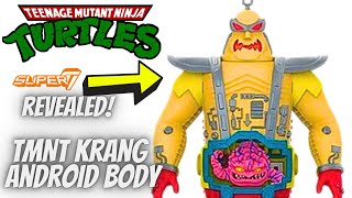 TMNT Krang Android Body Figure Revealed By Super7 [upl. by Nohsad618]