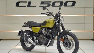 2025 Honda CL500 Review Modern Scrambler with Classic Style [upl. by Llerryt689]