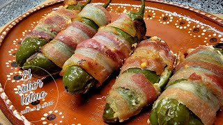 🔴 Como Hacer unos Deliciosos Jalapeños Rellenos de Queso 🧀 ✅️ [upl. by Ernesto834]