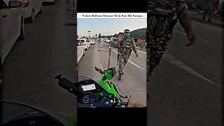 Police vs Bikers 😨 Police Ne without Reasoning Kiya Badtamizi 🤬shorts bike biker [upl. by Jacynth771]