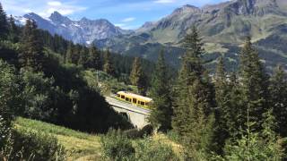 The walk from Kleine Scheidegg to Wengen  Switzerland [upl. by Calysta163]