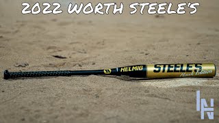 2022 WORTH STEELE’S USSSA240 Slowpitch Softball Bat Review  BUDGET BAT [upl. by Annayt]