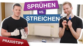 Streichen vs Sprühen – was geht schneller [upl. by Hearn855]