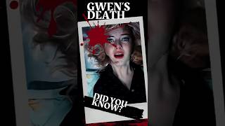 Fact about Gwens death you didnt know ytshorts shorts gwenstacy spiderman andrewgarfield [upl. by Barde505]