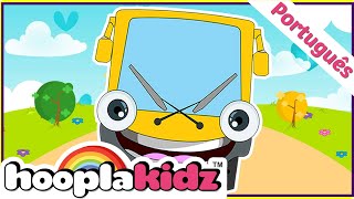 As Rodas No Ônibus  Músicas Para Crianças  HooplaKidz Brasil [upl. by Nidnal]